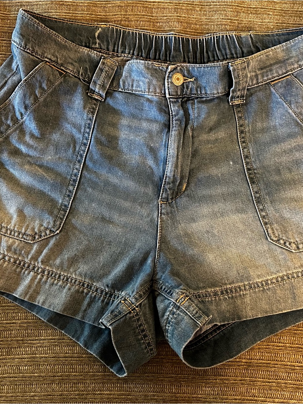 Old Navy Washed Blue Denim Shorts